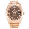 Rolex Day-Date II 218235 Mens 41 MM Chocolate Roman Numeral Automatic Watch