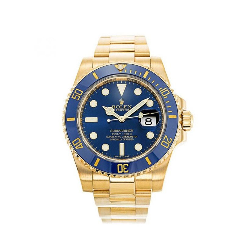 Rolex Submariner 116618LB Mens 40 MM Automatic Blue Watch