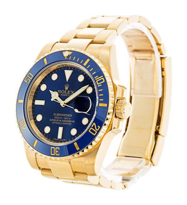 Rolex Submariner 116618LB Mens 40 MM Automatic Blue Watch
