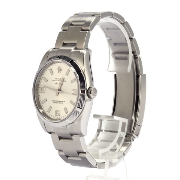 Air-king Rolex 114210 Men's Case 34mm Stainless Steel