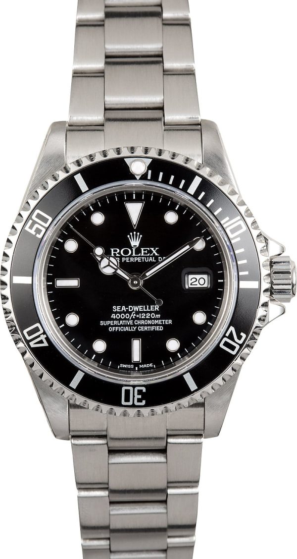 Rolex Sea-dweller 16600 Men's Dial Black Stainless Steel