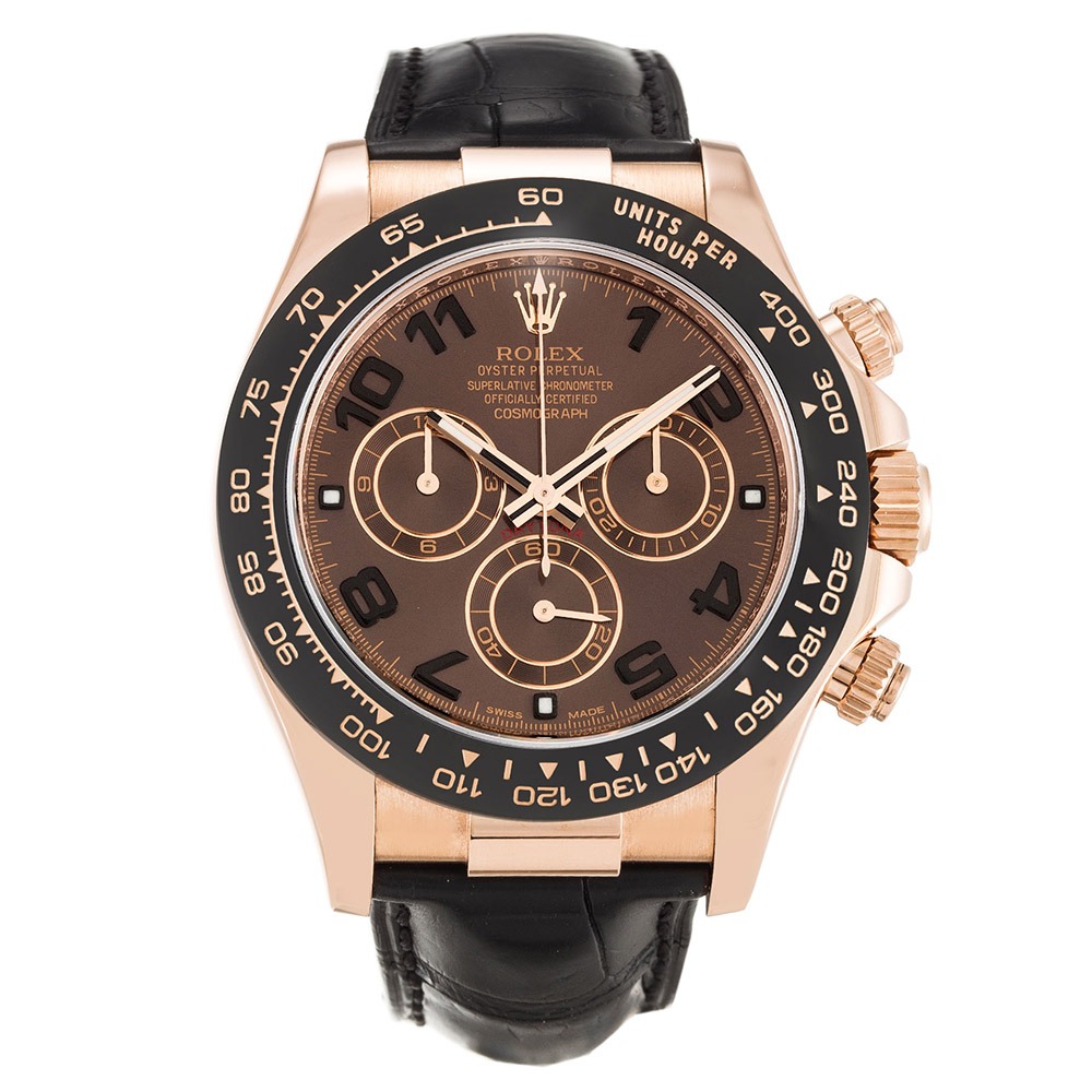 Rolex Daytona 116515 LN Mens Chocolate Arabic Automatic 40 MM Watch