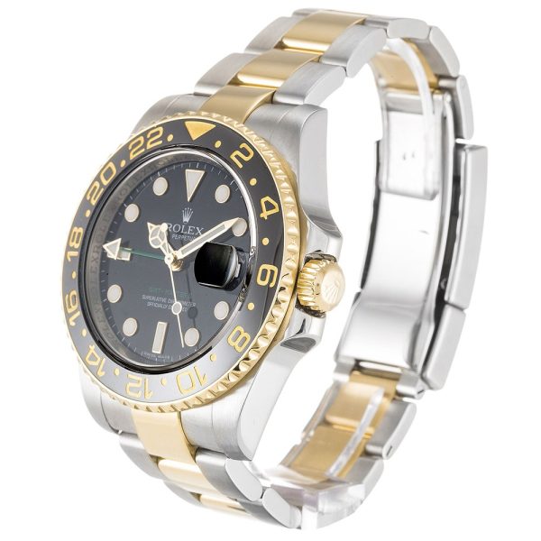 Rolex GMT Master II 116713 Mens Steel Automatic Black 40 MM Watch