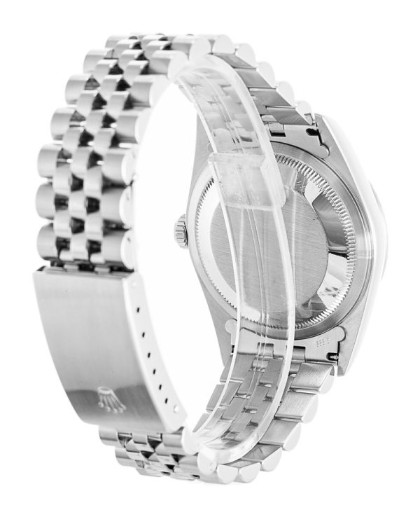 Rolex Datejust 16220 Mens 36 MM Automatic White Steel Watch