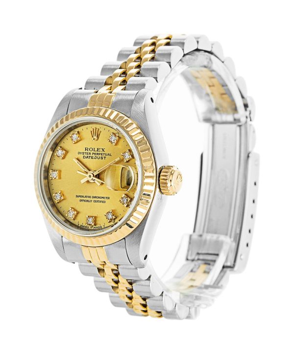 Rolex Datejust 69173 Ladies Steel Automatic 26 MM Gold Plated Watch