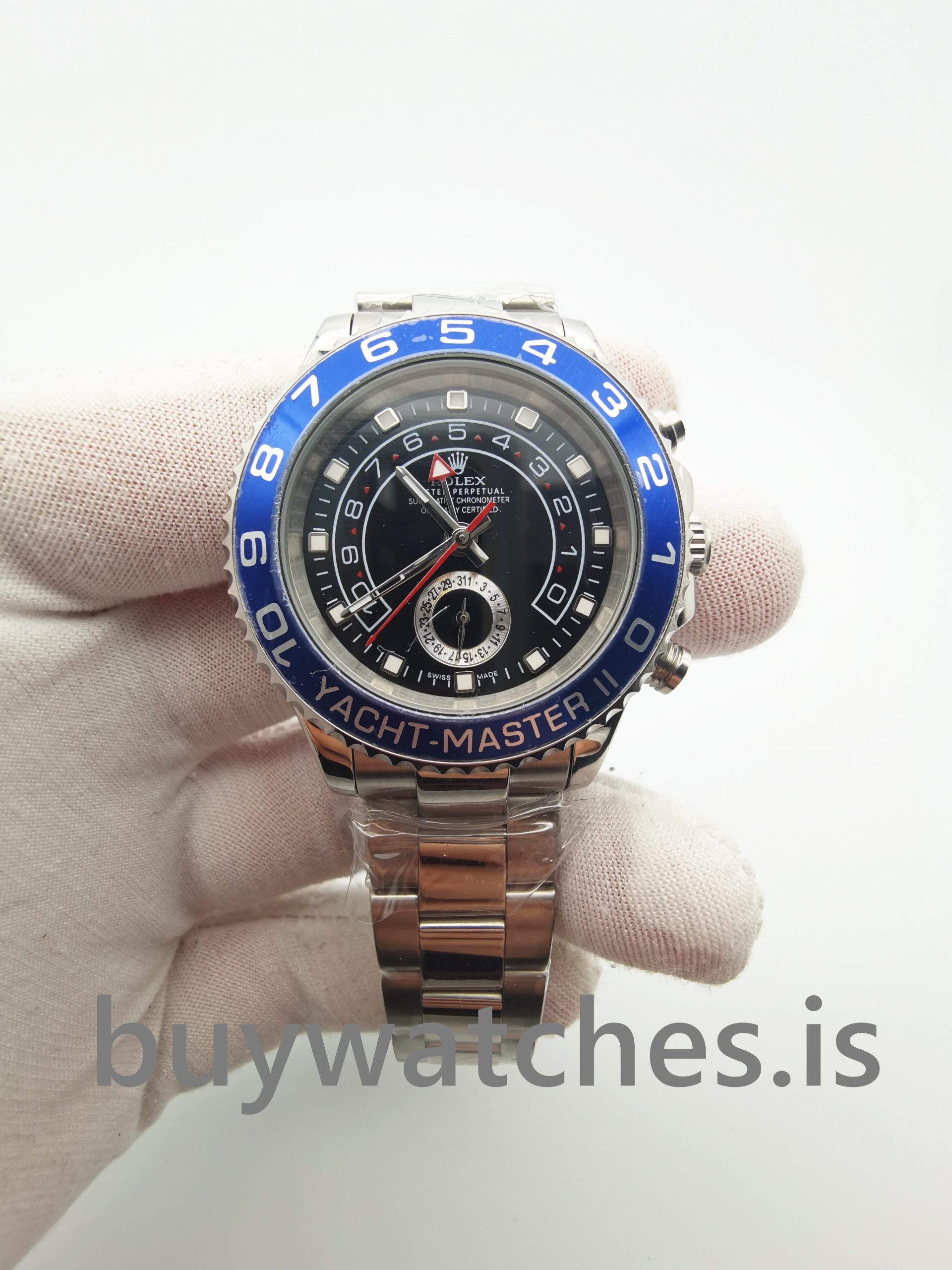 Rolex Yacht-master 116680 Automatic Mens 44 mm Black Steel Watch