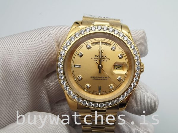 Rolex Day-Date 128348rbr 36 mm Gold With Diamonds Unisex Automatic Watch