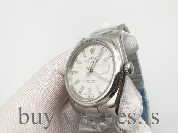 Rolex Datejust 126300 Men's 41 Silver Dial Oystersteel Reference Watch