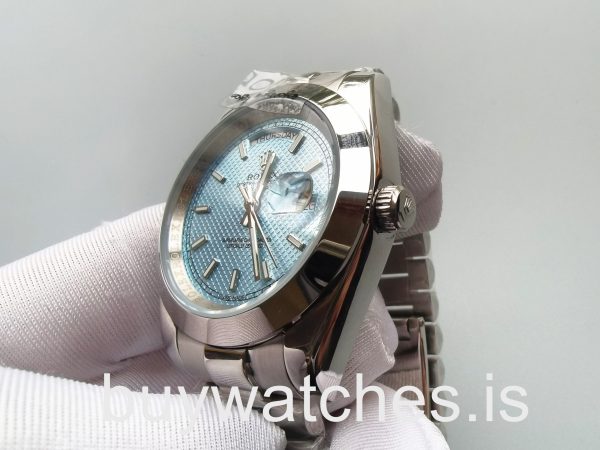 Rolex Day-Date 228206 Mans 40 Mm Blue Dial Style Steel Automatic Watch