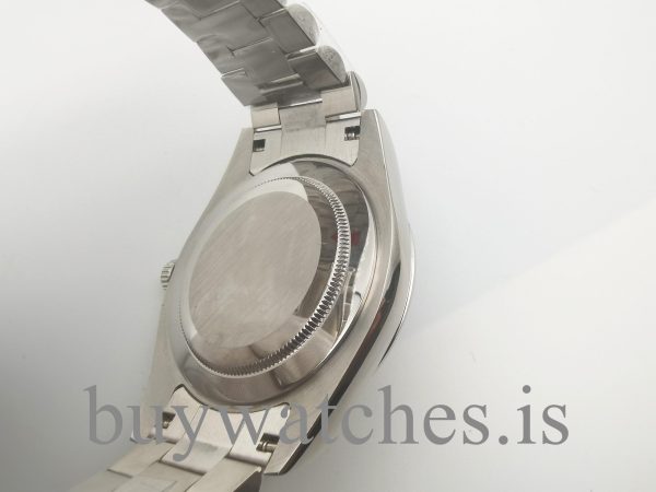 Rolex Datejust 126300 Grey Unisex 41 Mm Fold Clasp Steel Automatic Watch