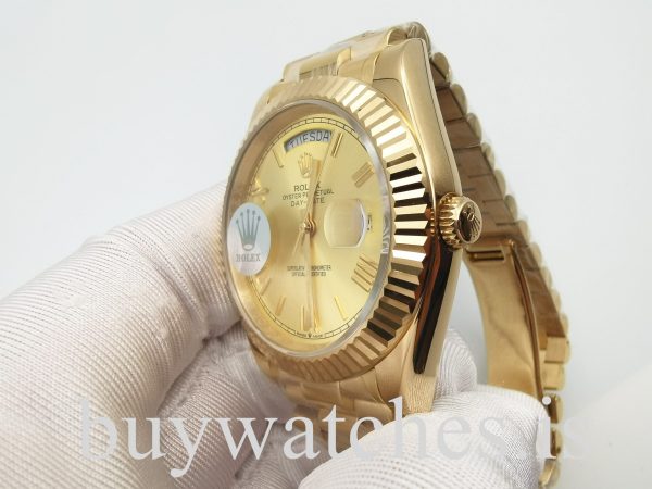 Rolex Day-Date 228238 Yellow Gold 40 mm Automatic Unisex Steel Watch