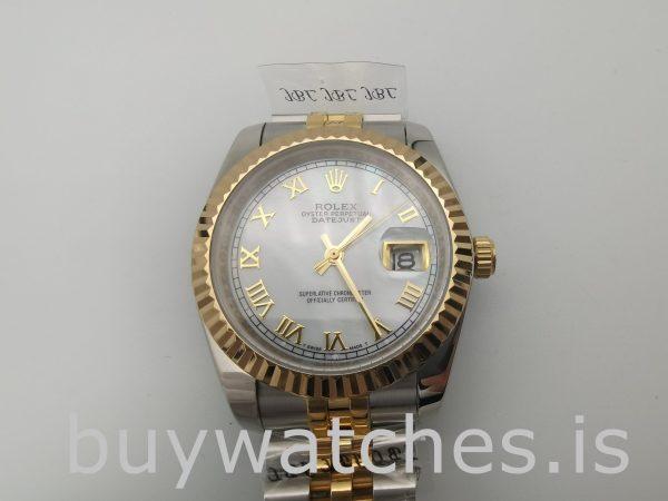 Rolex Datejust 116233 Women White Steel 36 mm Automatic Watch