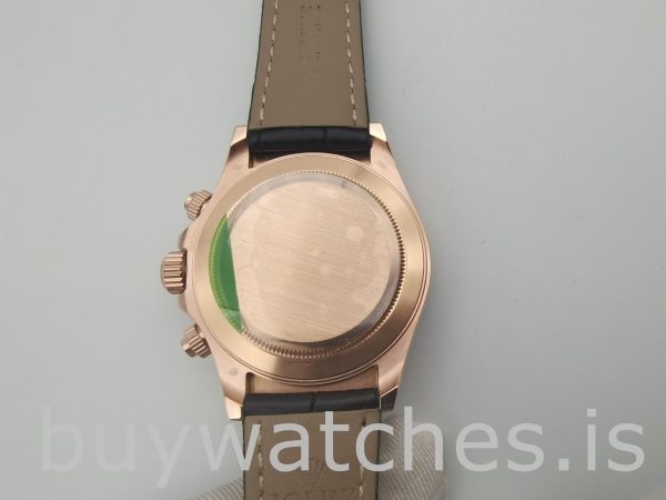 Rolex Daytona 116515 Leather 40mm Chocolate Dial Automatic Watch