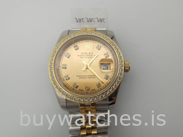 Rolex Datejust 126283RBR 36mm Champagne Dial Ladies Automatic Watch