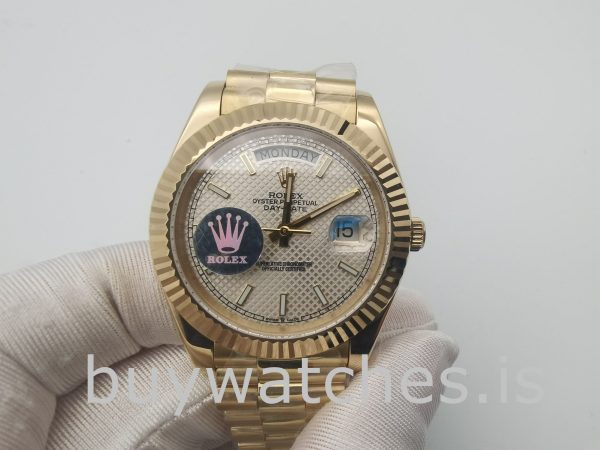 Rolex Day-Date 228238 Sapphire 40mm Yellow Gold Automatic Watch