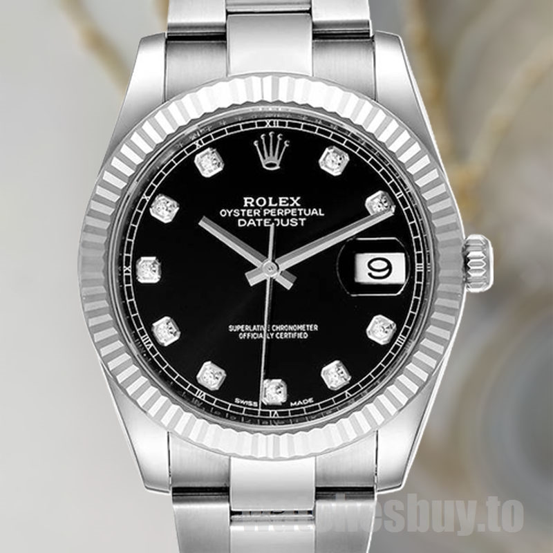 Rolex Datejust m126334-0011 41mm Men's Black Dial